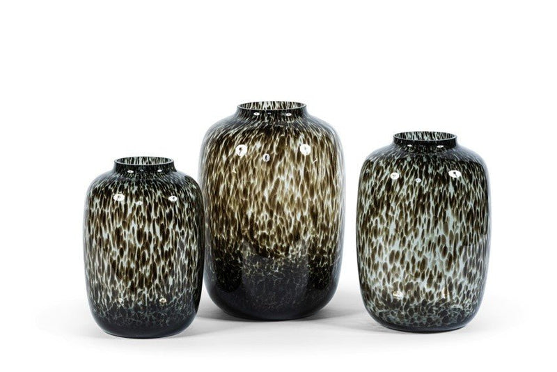 Bulb Leopard Smoke Vase M - Meadow Home