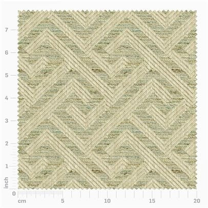 Geometric Jacquard - Epsilon 07 Leaf - Meadow Home